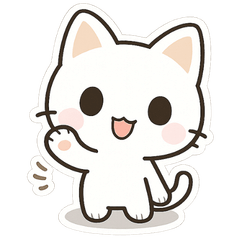 Nyamo. Cute & Chill Cat Stickers
