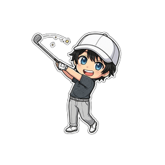 Golfer Boy Stickers Vol.2