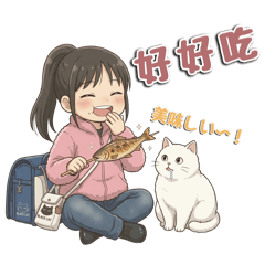 豆姐和喵喵～♡