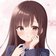 Everyday Spring Suit Girl BIG Sticker