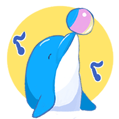 Dolphin's daily greetings
