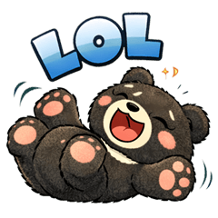 每天都能用！好懂的台灣黑熊英文貼圖 2