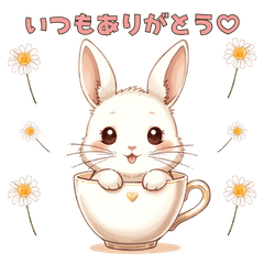 Cute relaxing animal stickers24