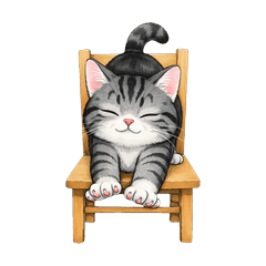 Chill Mackerel Tabby & White