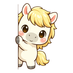 療癒白馬：撒嬌篇