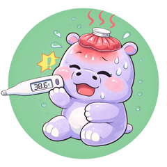 Hippo Stickers! Conversation Edition