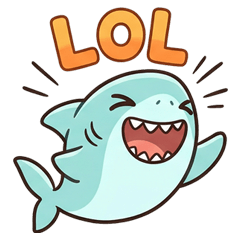 每天都能用！好懂的鯊魚英文貼圖 2