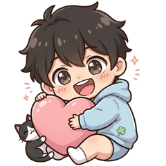 Haru and Koharu's daily life stickers