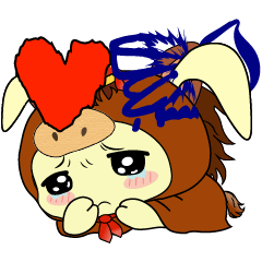 貝絲兔 9-超萌的兔子穿著馬外套