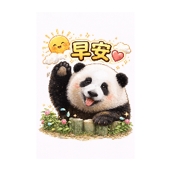 可愛熊貓每天日常