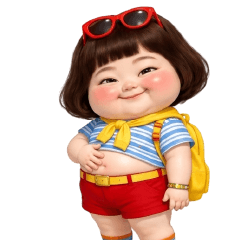 Funny face girl 221 EN
