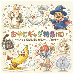 Punny Dad Jokes: Vibrant Pencil Style