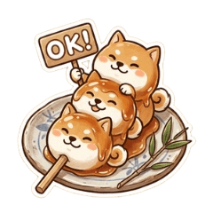 hiba-Tabe (Shiba Inu x Food)