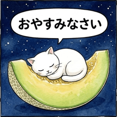 貓咪與美食！超可愛甜點實用貼圖