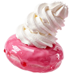 無字宵夜誘惑 吃的寶石 罪惡甜點貼圖