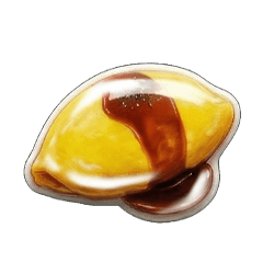 Resin-like food stickers