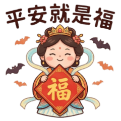 ★Q版媽祖★ 平安就是福