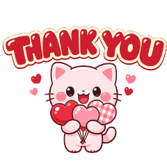 可愛淡粉貓—實用貼圖