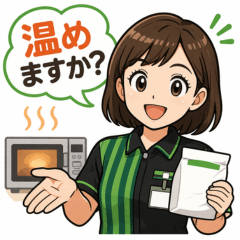 Convenience Store Clerk Daily Stickers