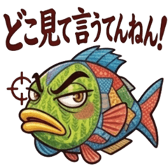 Busybody colorful fish 4