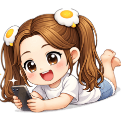 Eggy Girl cute sunshine