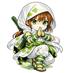 香菜女忍翠影聖光（女忍者 女影）