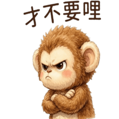 《傲嬌猴的內心戲:別惹我》