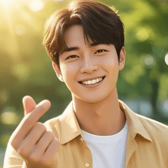 大貼圖-陽光帥哥早安晚安日常問候