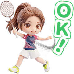 Daily badminton greetings and updates