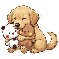 Golden retriever 3 by Ray