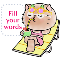 Message Stickers (Nana Nono Summer) EN