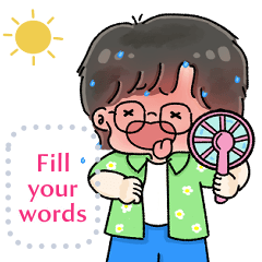 Message Stickers (Boo & Bam Summer) EN
