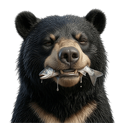 可愛動物區(黑熊)