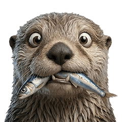 可愛動物區(海獺)