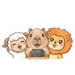 獅羊與水豚：陪你度過每個節日