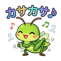 Cute Grasshopper's Daily Life