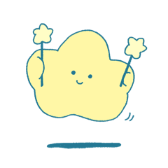 バターイエローのおほしさま。