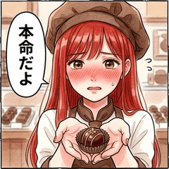 紅髮巧克力女孩 甜點師 邪惡美食