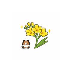 Sweet Sheltie Cute Animal Stickers