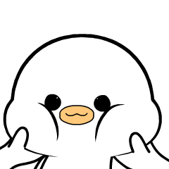 Little White Duck : Pop-up stickers