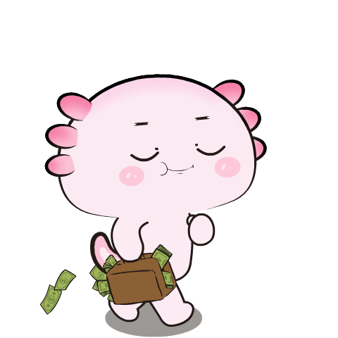 Funny Axolotl 4 : Pop-up stickers