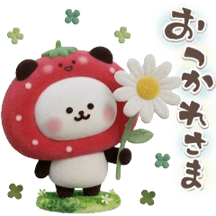 Good-natured panda fluffy flocky 1