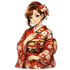 Polite Japanese Beauty Stickers