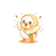 Rabbit & Duck Daily Stickers