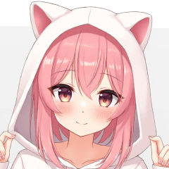 Everyday cat hoodie BIG sticker girls