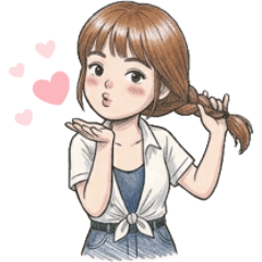 Lily, a cute little girl (no text)