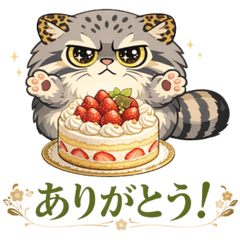 Leopard-Print Eared Manul Cat: Gourmet