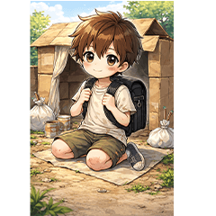 Poor Kid Daily Life Sticker Pack