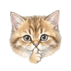 Emoji-style stamps Cat