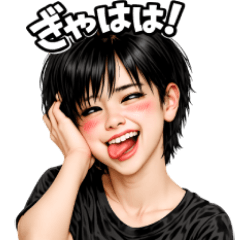 Akki Anime-Style Funny Faces Stickers